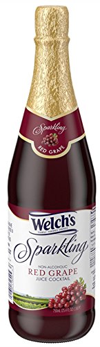 WELCH'S SPARKLING GRAPE JUICE COCKTAIL RED 25.4 OZ EACH (1) 