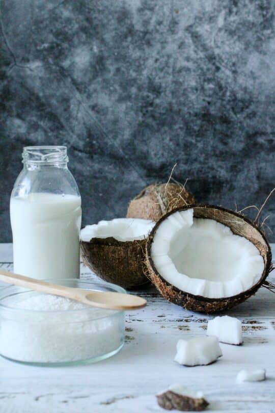 Substituting coconut cream for coconut milk