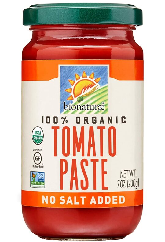 3 tablespoons tomato paste substitute