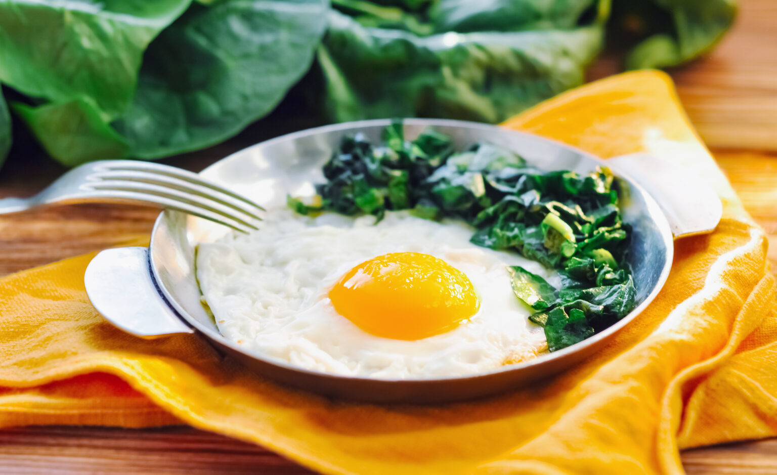 How To Cook Spinach With Eggs
