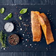 Air Fryer Salmon with Skin