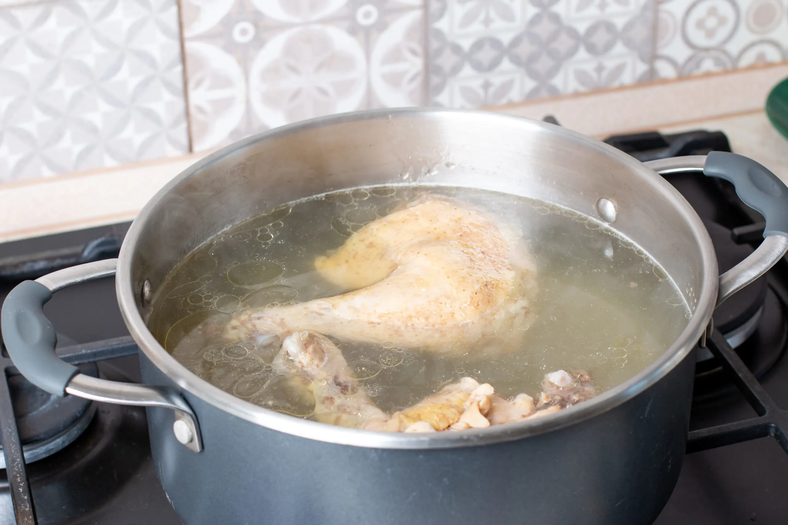How To Cook Chicken on the Stove with Water