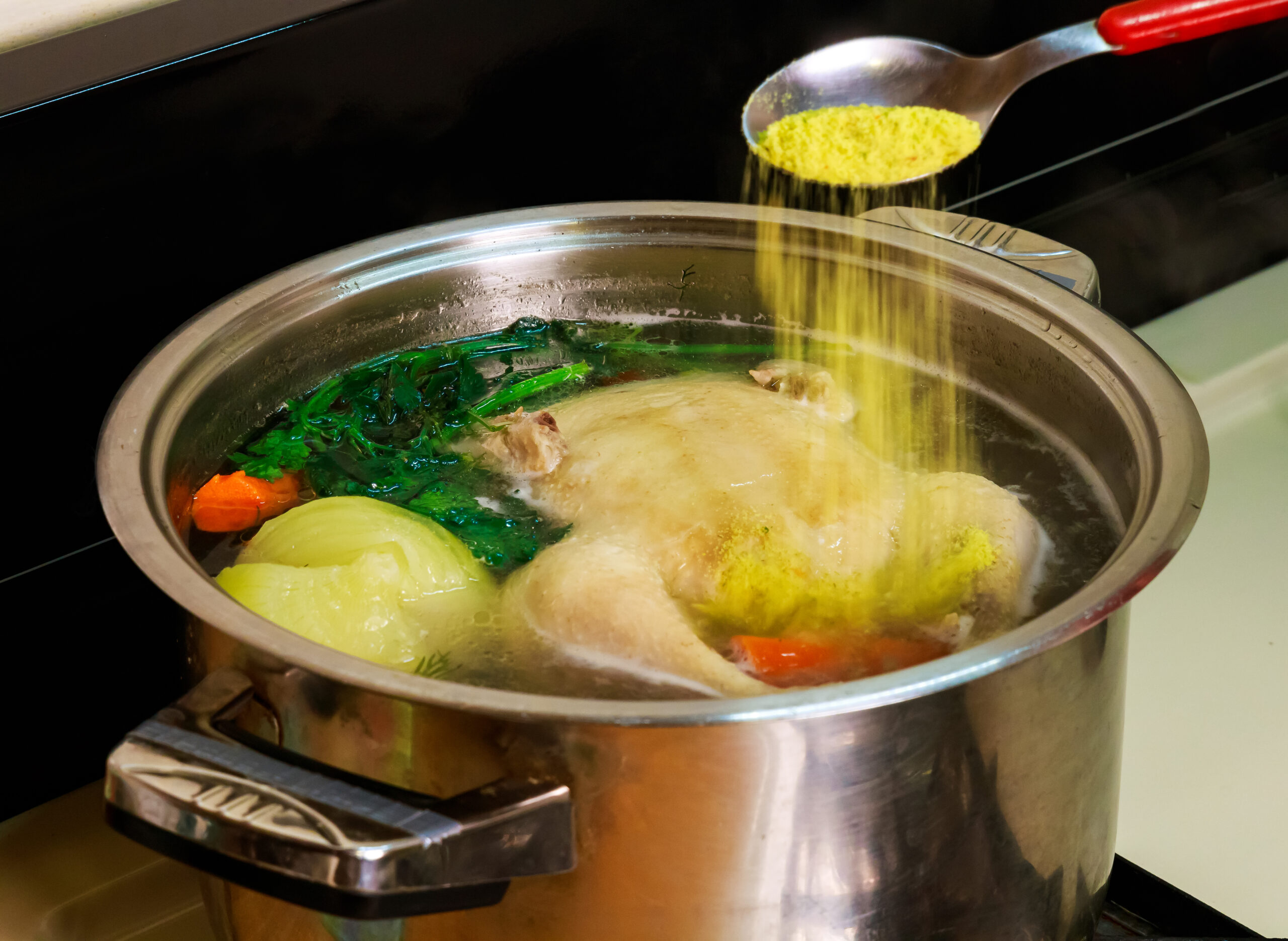 How To Cook Chicken on the Stove with Water