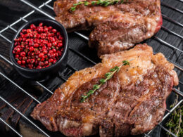 chuck steak on grill