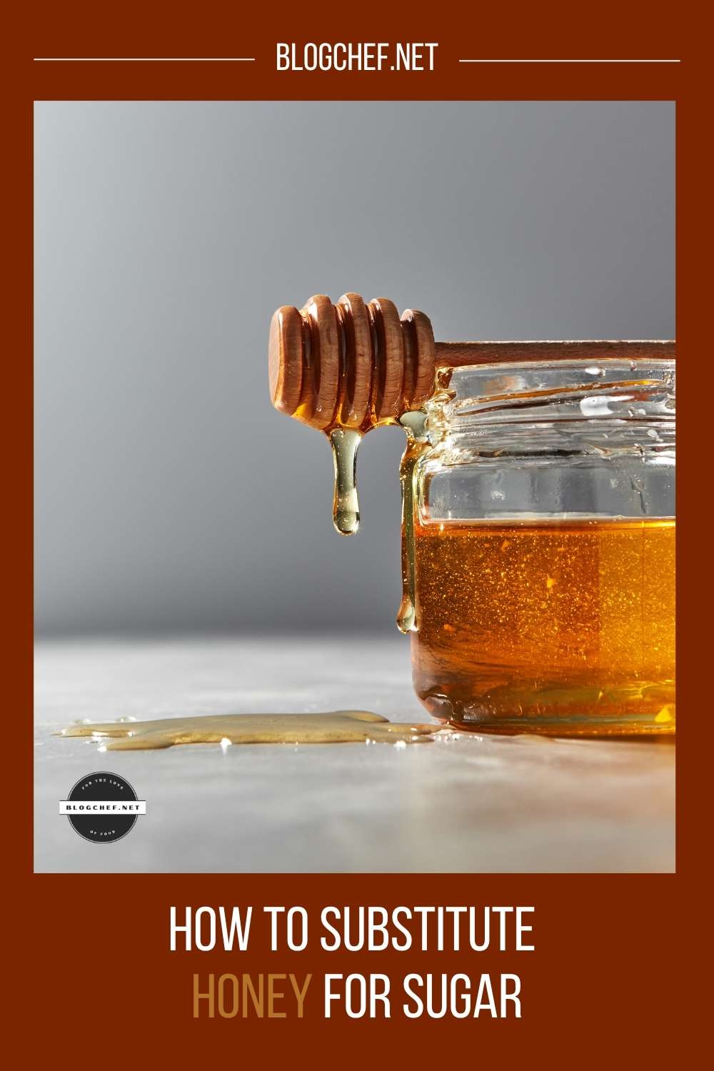 How to substitute honey for sugar