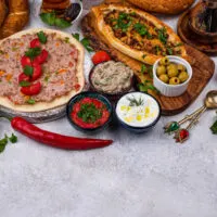 Assortment of Middle Eastern dishes to represent spice substitutions.