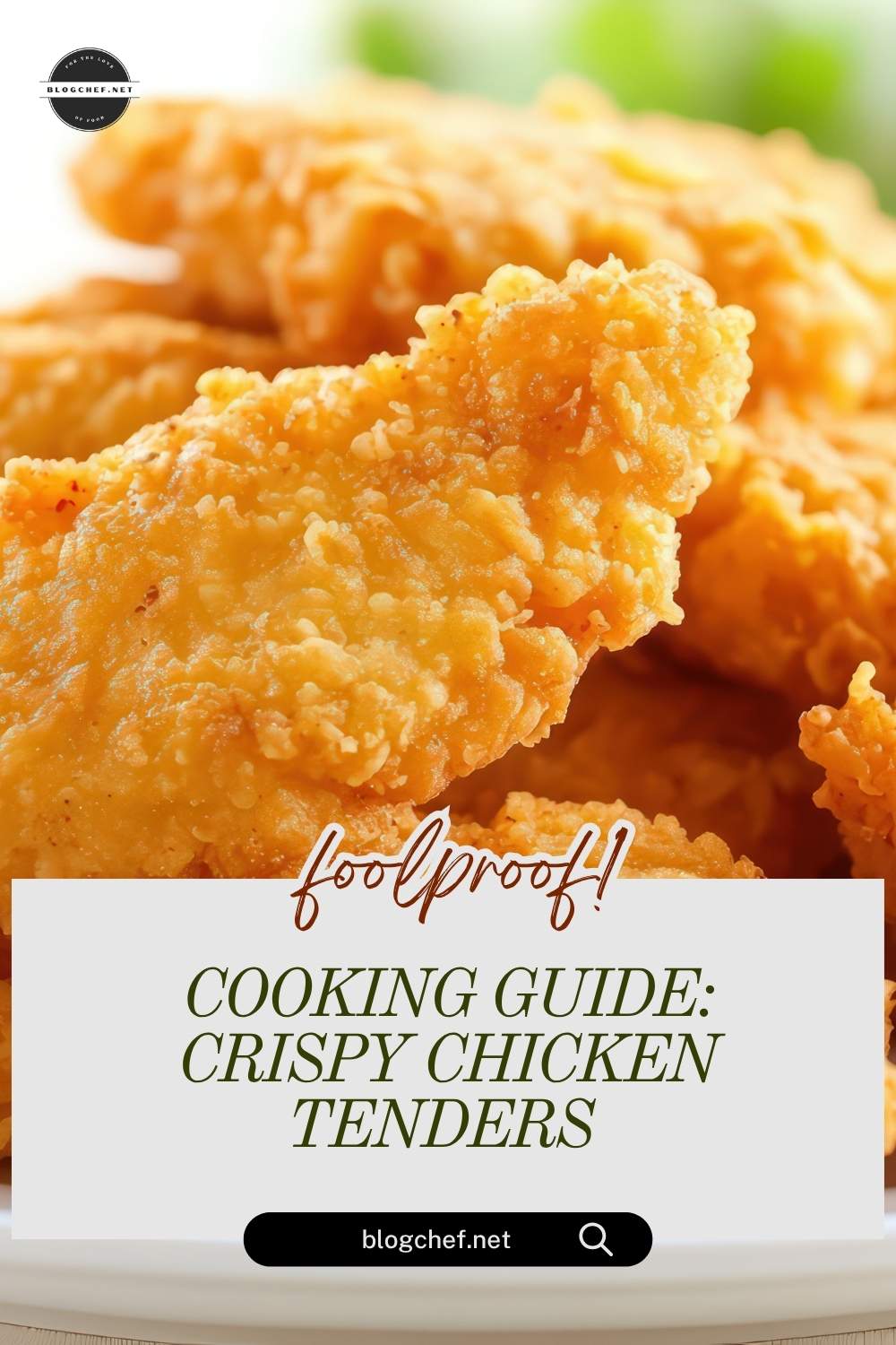 prepared chicken tenders with text overlay