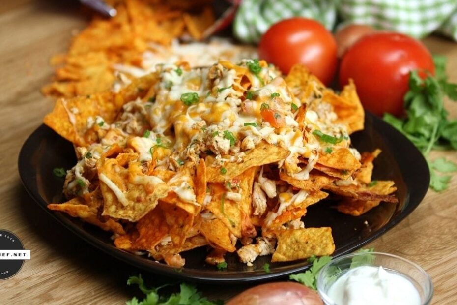 Nachos made with Doritos