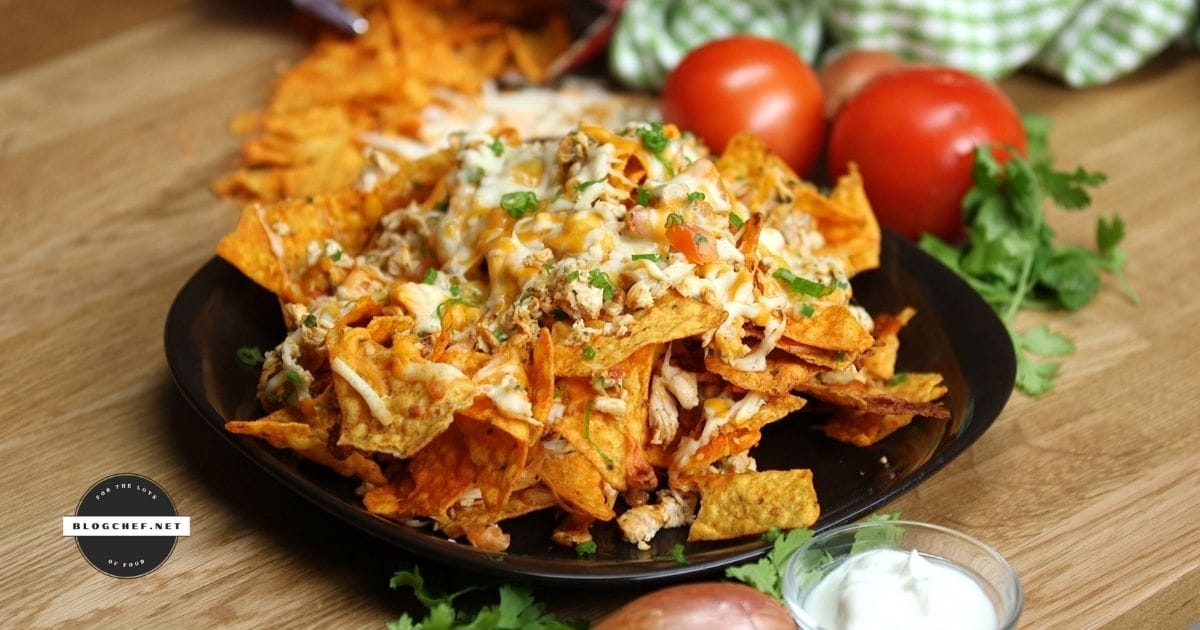 Nachos made with Doritos