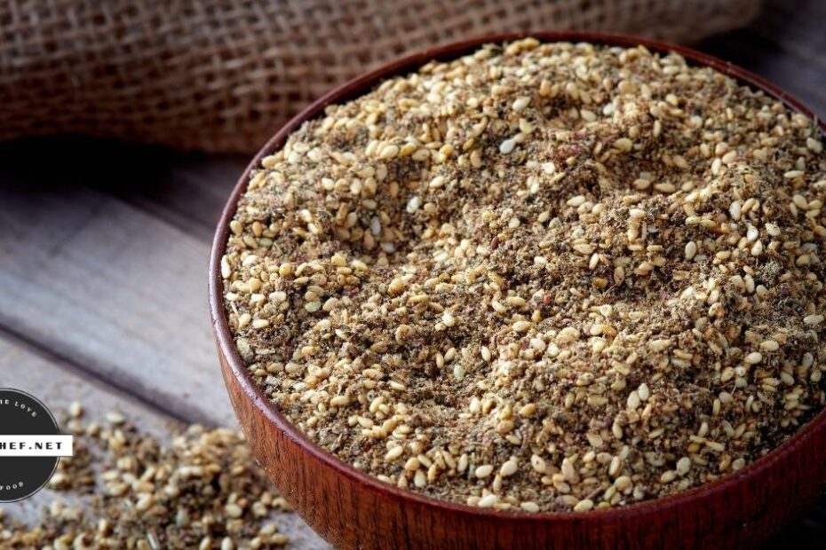 Bowl of za’atar spice blend