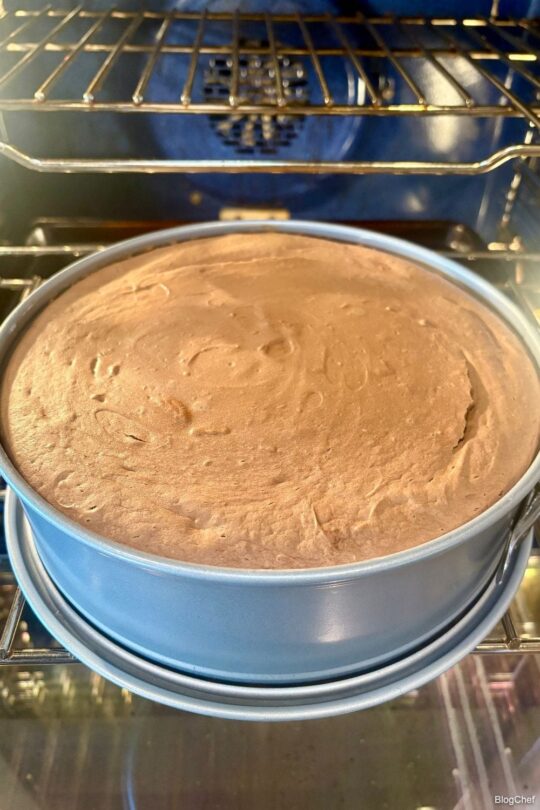 cooked chocolate cheesecake 