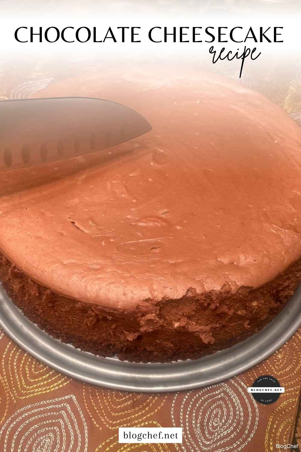 chocolate cheesecake 