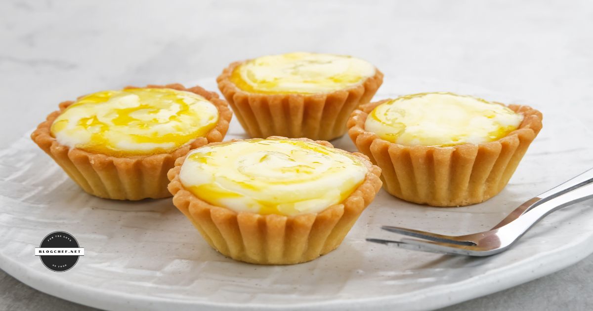 cheese tarts on serving dish