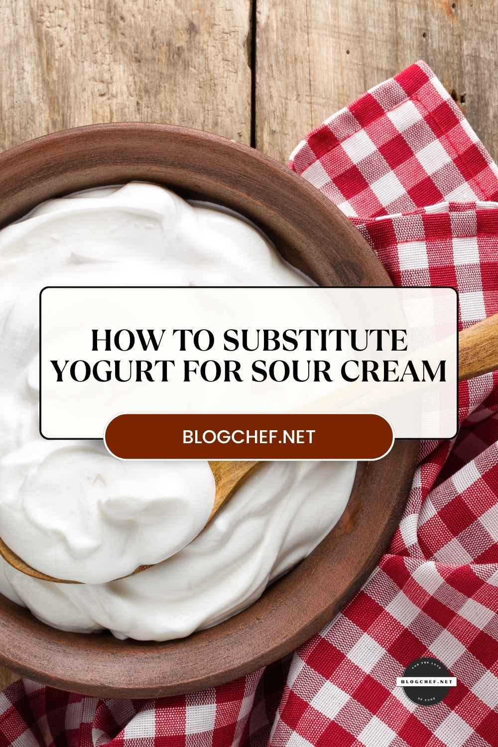 How to substitute yogurt for sour cream