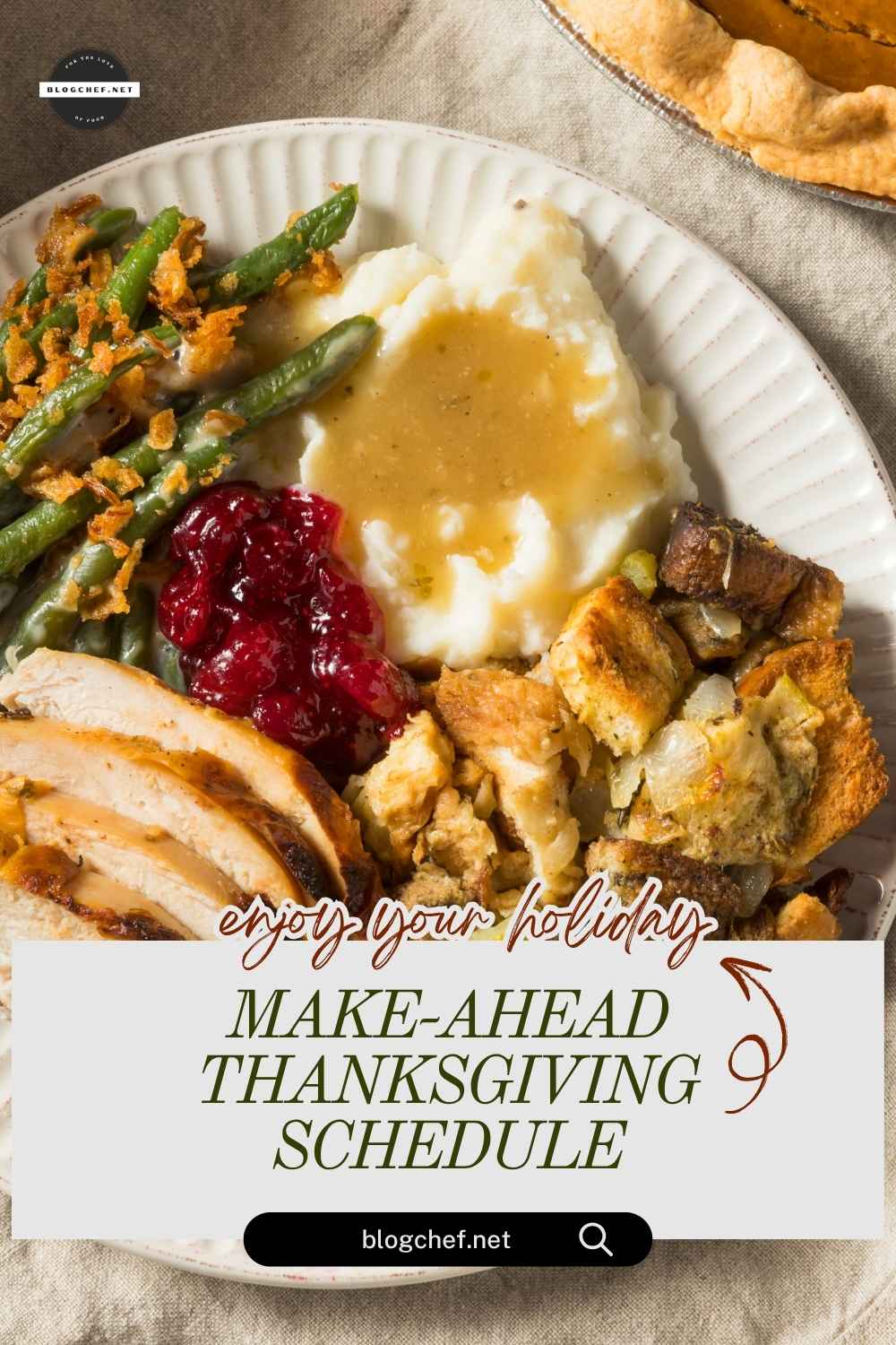 make ahead thanksgiving schedule